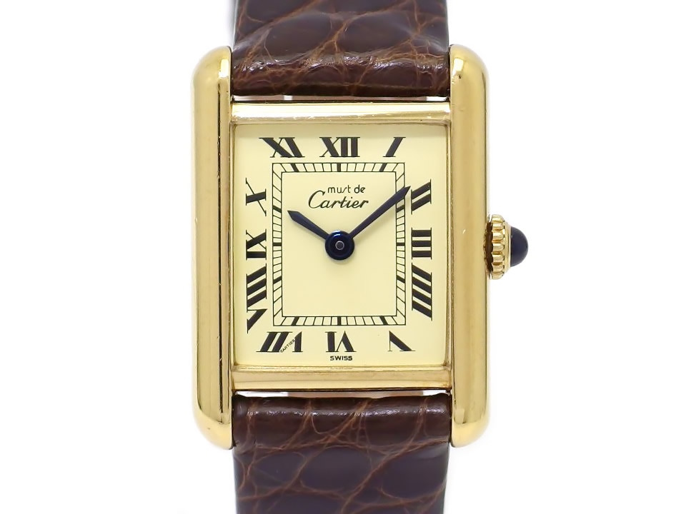 カルティエ マストタンク レディース 手巻き 国際永久保証書付き
