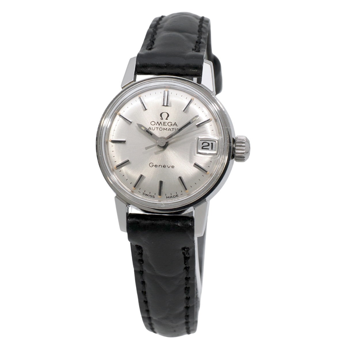 オメガ ジュネーブ レディース 566.002 純正尾錠付き Cal.684 自動巻