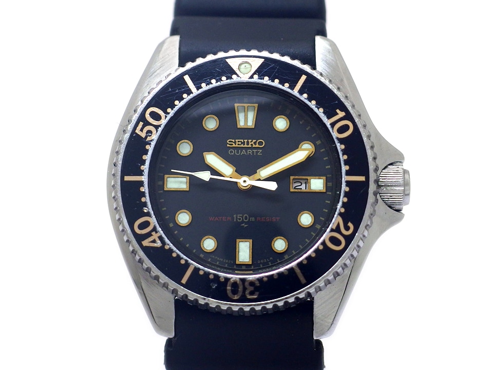 セイコー ダイバー 150m レディース 2625-0010 クオーツ 1980年製 USED