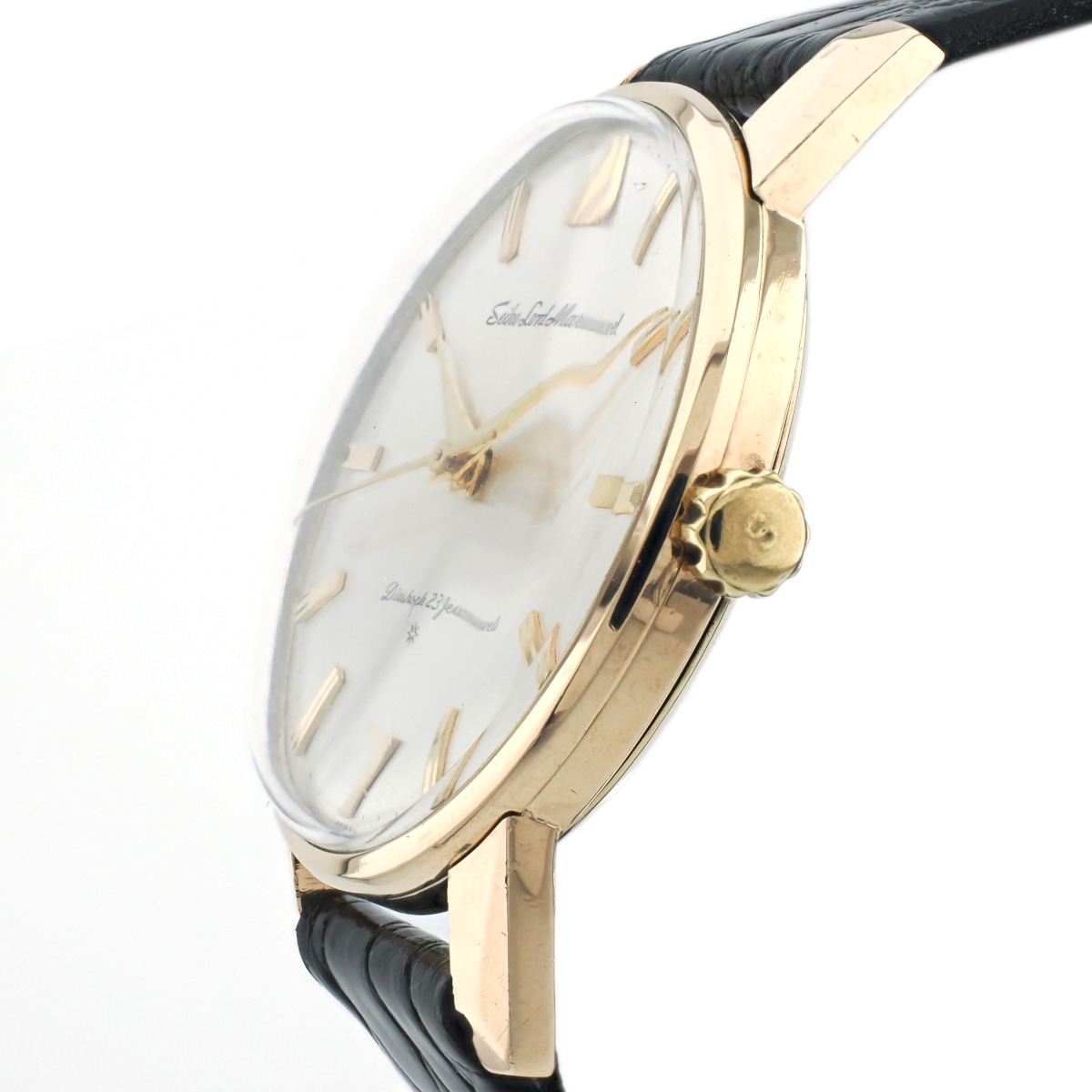 セイコー ロードマーベル 15023E 14金張り SD文字盤 23石 手巻 OH済