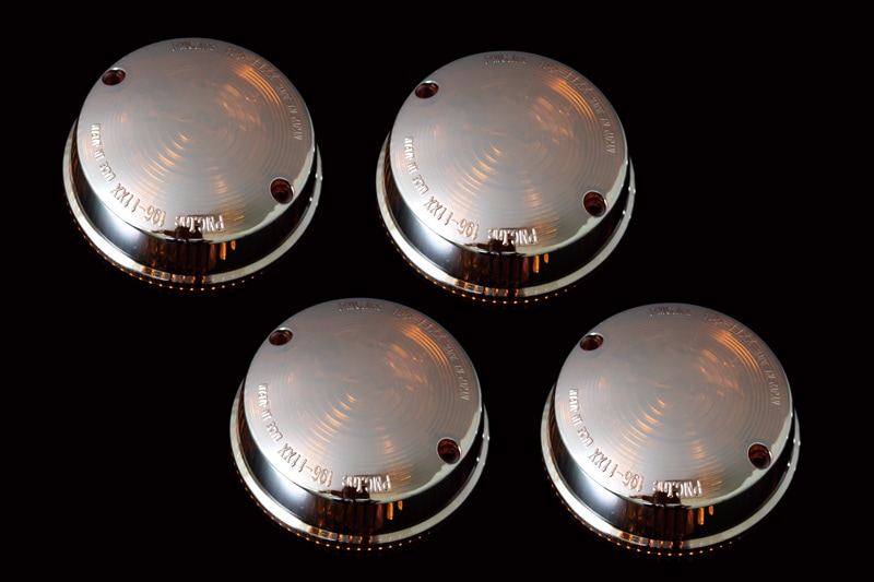 シースルーミラーコーティング ウインカーレンズ Z2タイプ 4PCセット