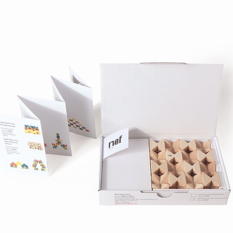 ミニネフスピール 白木 ネフ社 正規輸入品 naef 木のおもちゃ 積み木