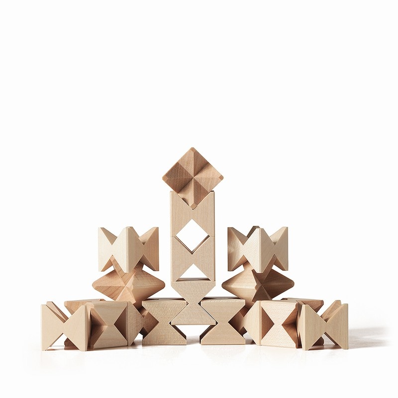 ミニネフスピール 白木 ネフ社 正規輸入品 naef 木のおもちゃ 積み木