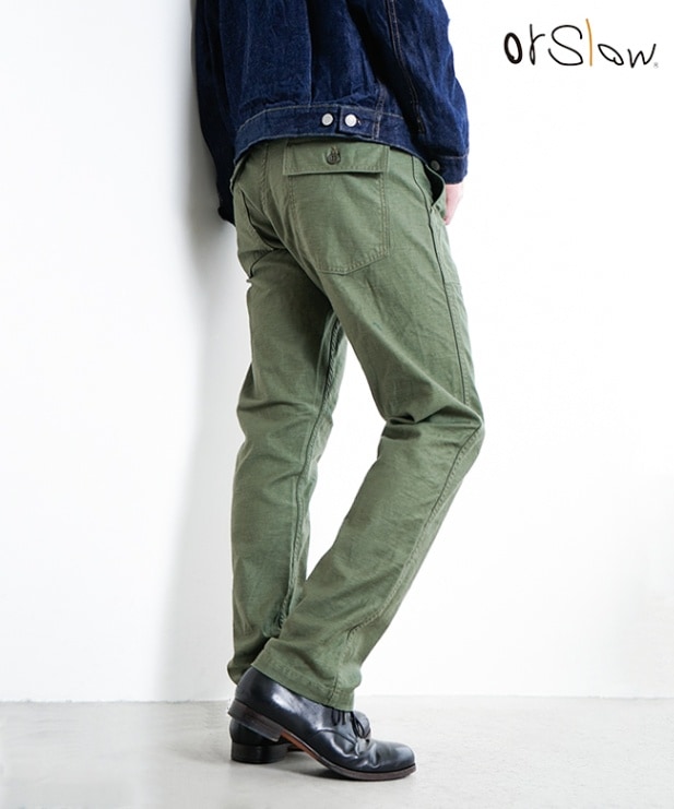 01-5032-16]orSlow(オアスロウ)MEN'S US ARMY SLIM FIT FATIGUE(スリム