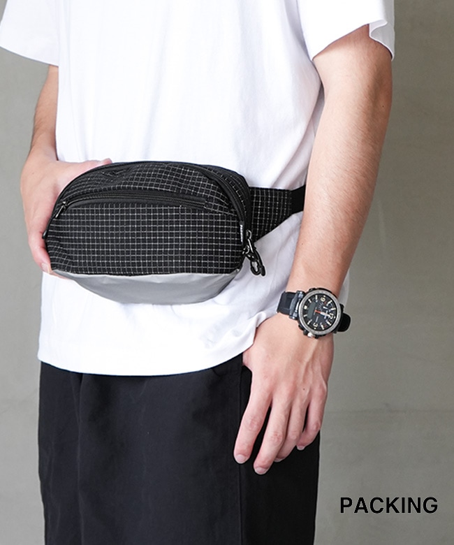 PA-053]PACKING(パッキング) REFLECTIVE WAIST BAG ウエストバッグ