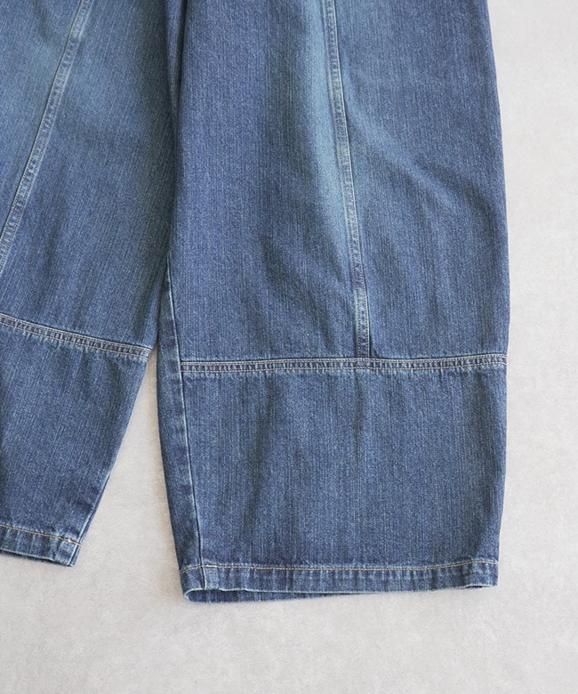 33-385D]Brocante(ブロカント) 別注トヌーパンツロング デニム