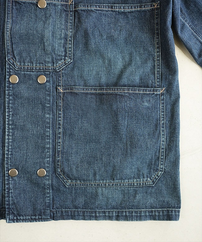 25AMSJK01]THE SHINZONE(ザ シンゾーン) NO COLLAR COVERALL ノー