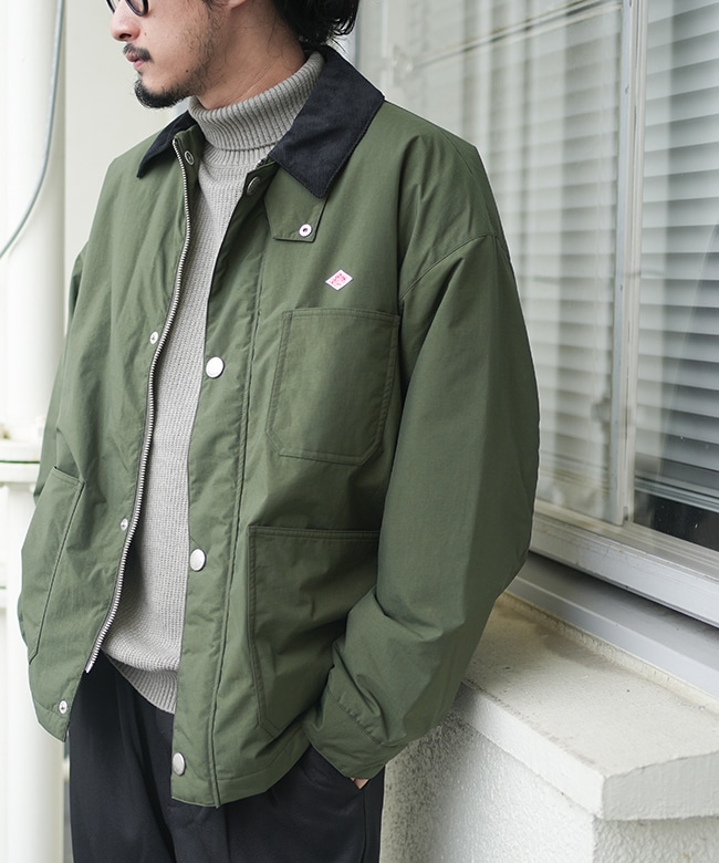 ◇[DT-A0524NTF]DANTON(ダントン) COVERALL JACKET 中綿ナイロン