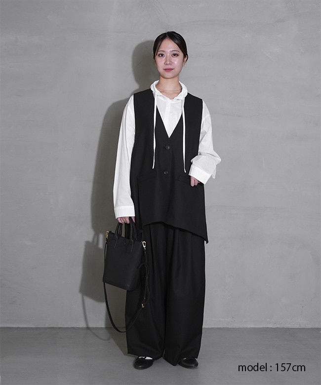 SALE 50%OFF】[3-230108]mizuiro ind(ミズイロインド) deep V neck