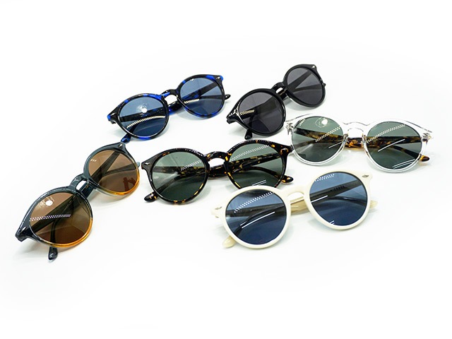 Evilact ラウンド型サングラス ケース付き curtissⅡ Evilact ラウンド