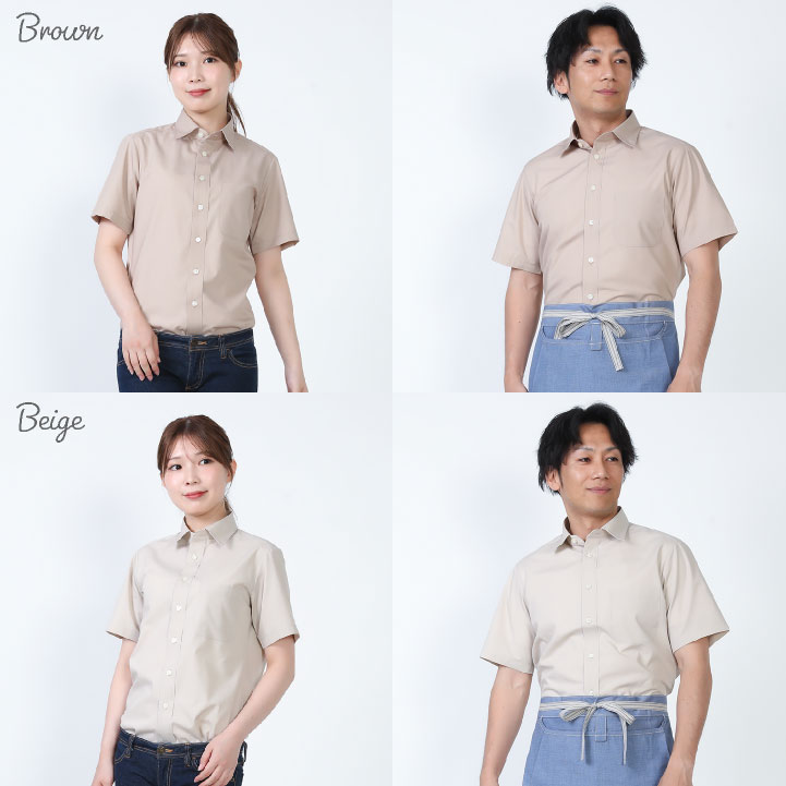 半袖シャツ ブロード ボタンダウン メンズ レディース 柔らかい 通気性