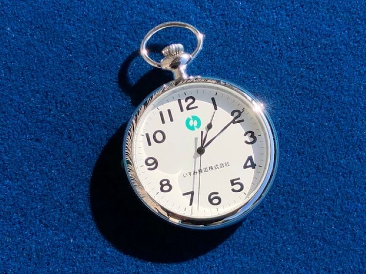 いすみ鉄道 懐中時計（天賞堂製）｜鉄道ひろば