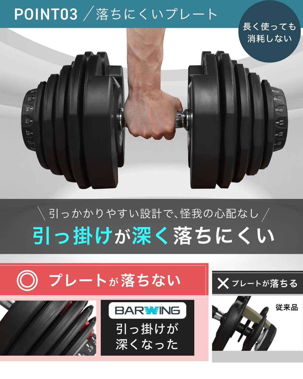 NEWモデル 可変式ダンベル 40kg 2個セット 17段階調節 重量調節