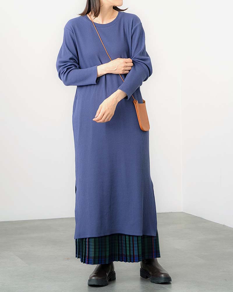 otostyle】テレコリブIラインワンピース | ONE-PIECE | 元町ゼラール