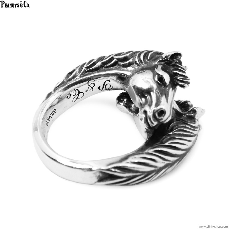 CLINK｜PEANUTS & CO. TWO FACE HORSE RING (SILVER)｜東京・吉祥寺
