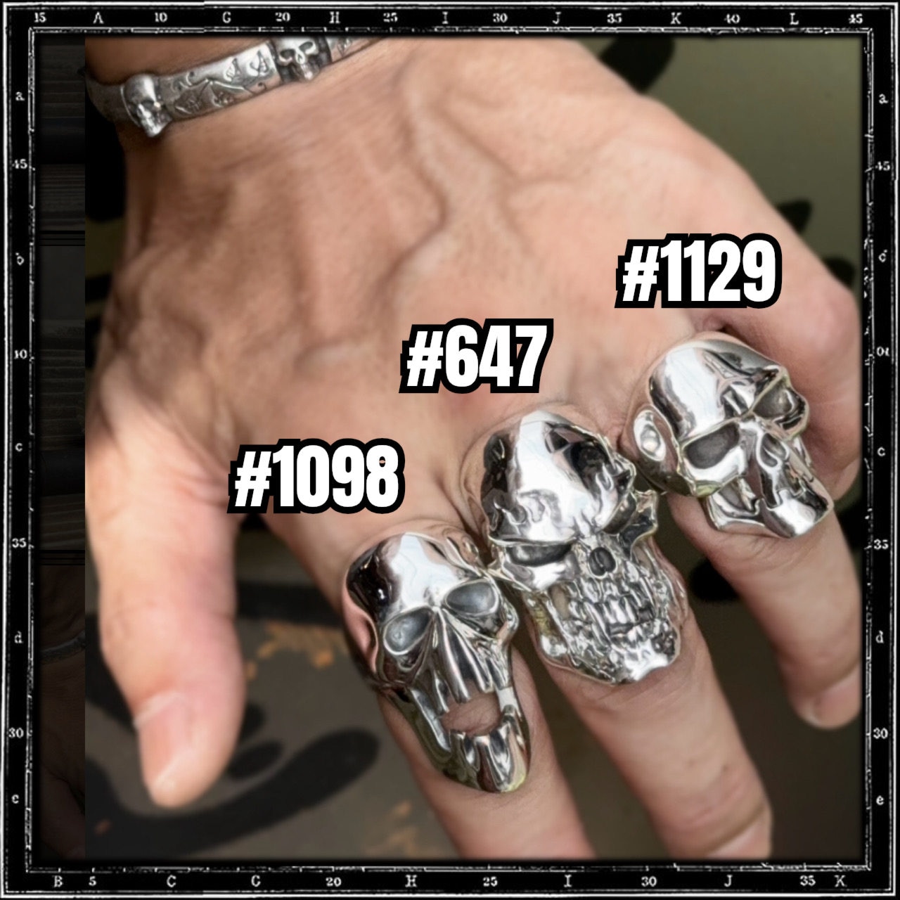 PSYCHO S.O.B. SKULL RING | クレイジーピッグ公式オンラインストア