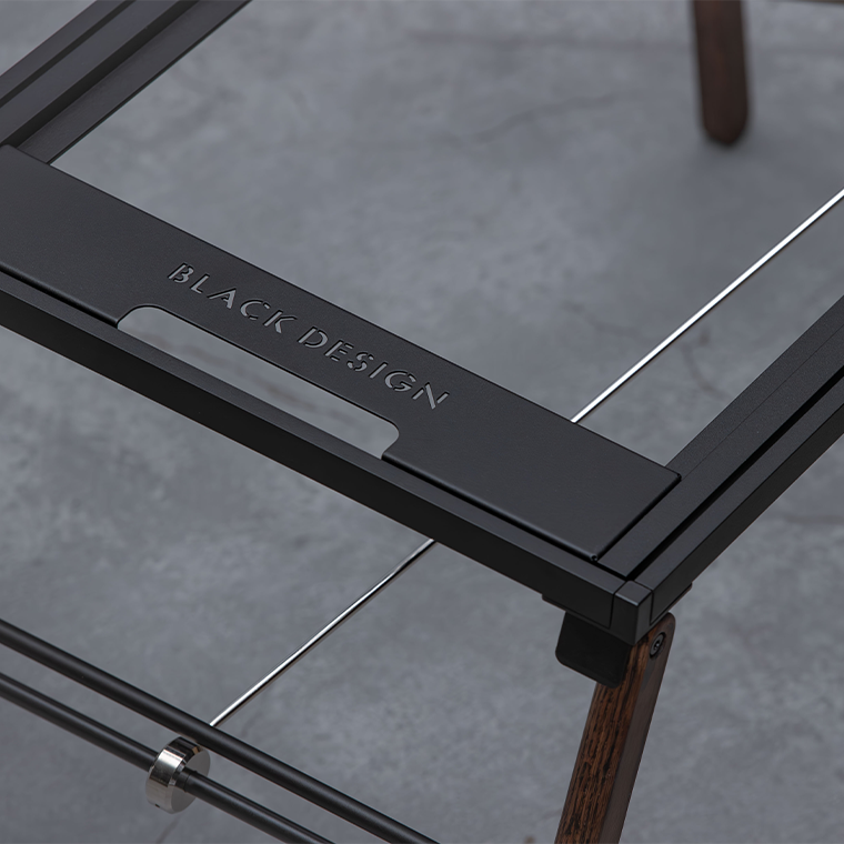 BLACK DESIGN 大和本体+treeアイアン柄2枚 | DEVISE WORKS | キャンプ用品