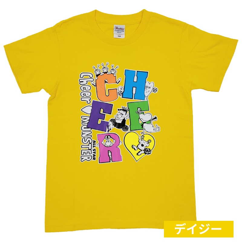 子供チアTシャツ Monster Allstar | Tシャツ | チアTシャツ・チアパン