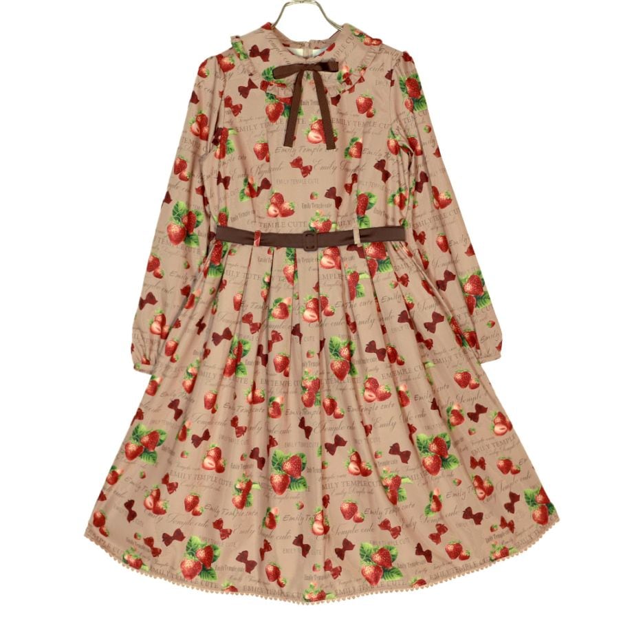 Mellow Strawberryワンピース (Mellow Strawberry dress) | ONE PIECE
