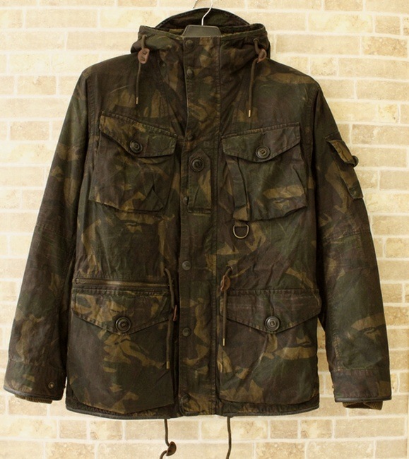 ラルフローレン / Ralph Lauren カモフラ オイル加工 ジャケット