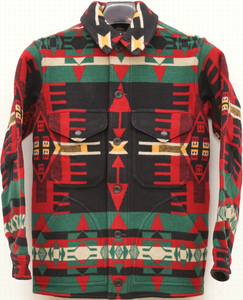 ダブルアールエル) RRL ネイティブ柄 ウール ブレンド クルーザー