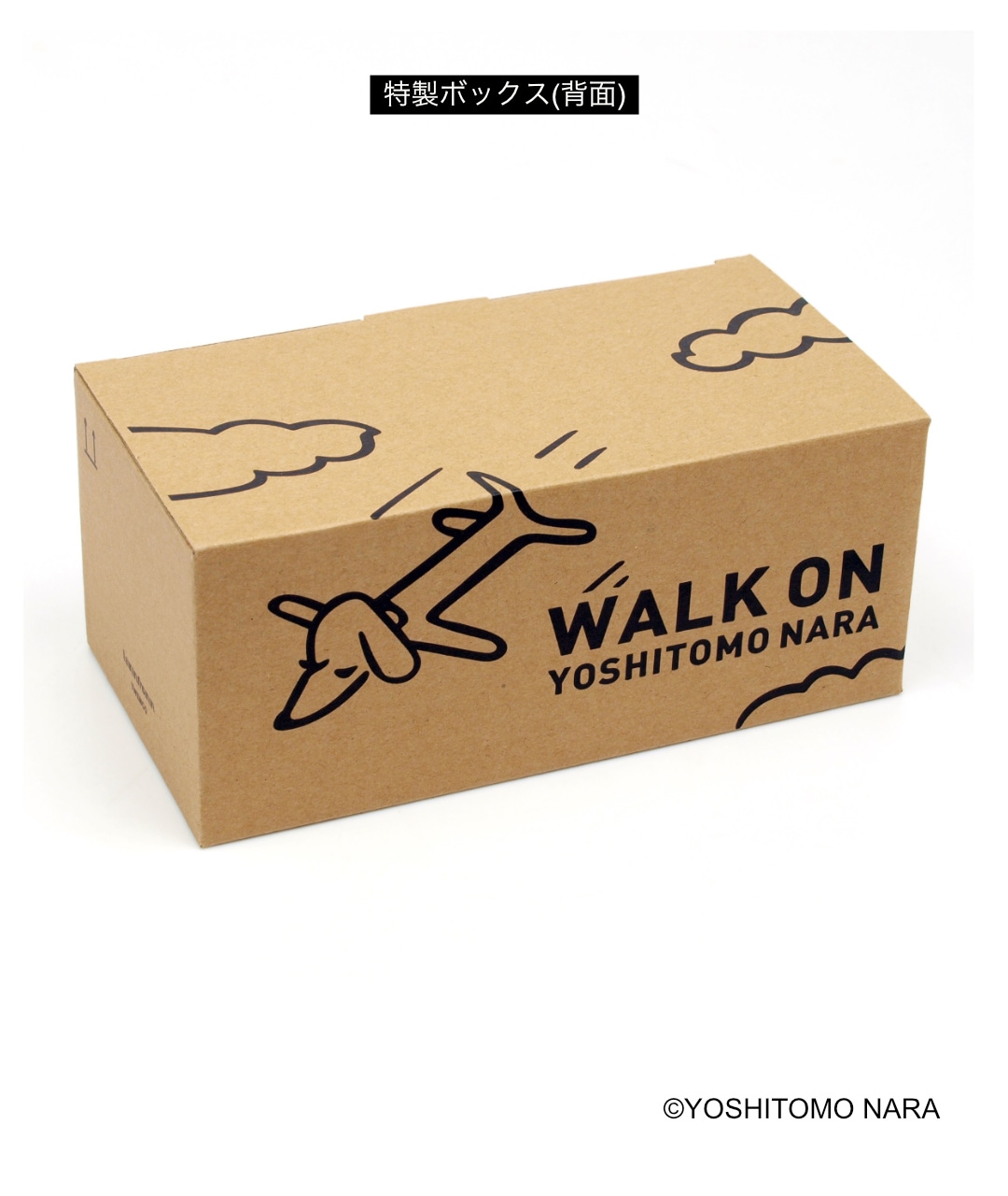 奈良美智 パタパタクロック [WALK ON(ブルー)]｜ラムフロム - アート