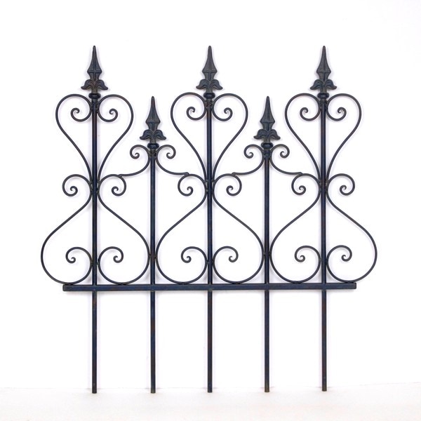 アイアンフェンス 幅70×高さ73cm ブリティッシュフェンスブラック