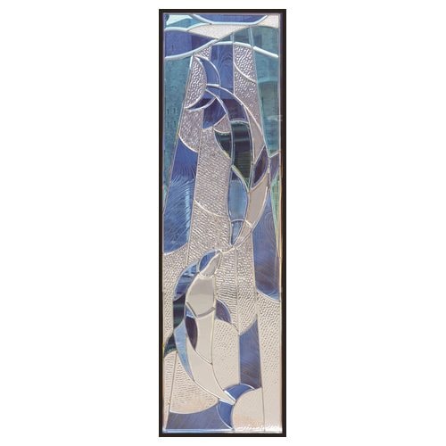 ステンドグラス (SH-B14N) 一部鏡面ガラス 1625×480×20mm デザイン