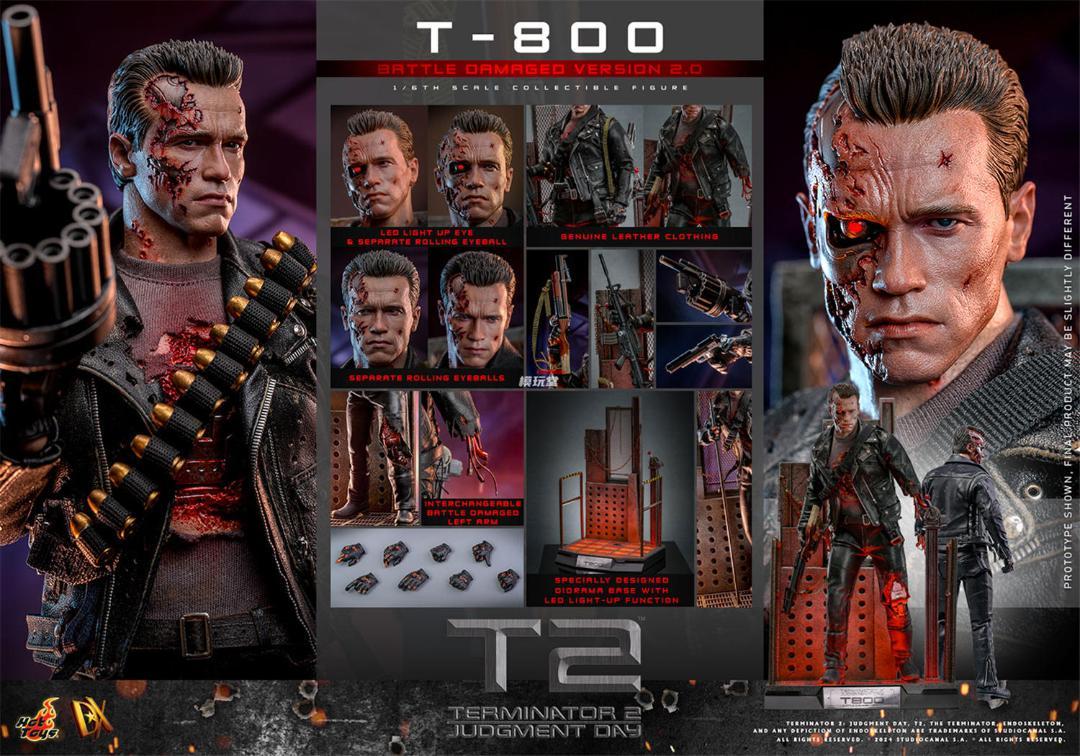 ホットトイズ 1/6 『ターミネーター2』 T-800（バトルダメージ 2.0版