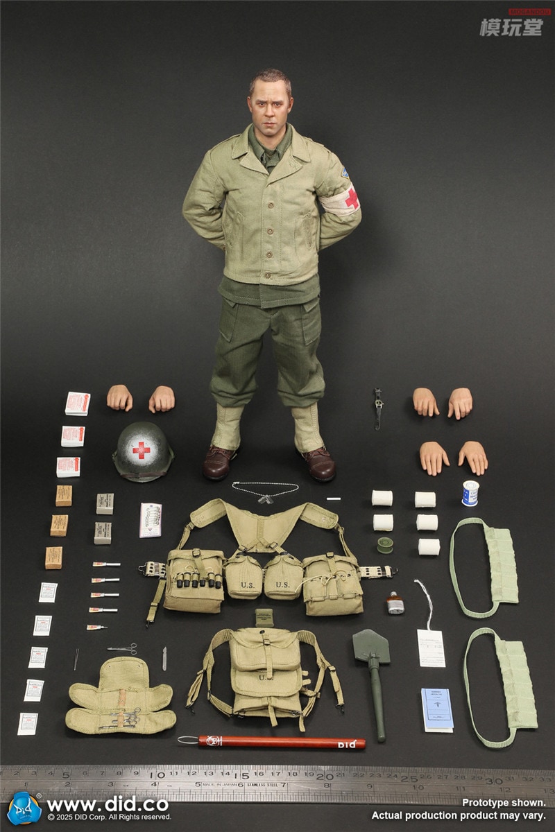 DID 1/6 WW2 アメリカ陸軍 衛生兵 ウェイド A80189 WWII US 2nd Ranger