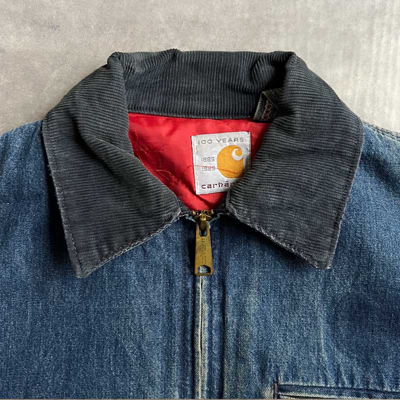 80'S CARHARTT 100 YEARS Denim Detroit Jacket Made in USA 80年代