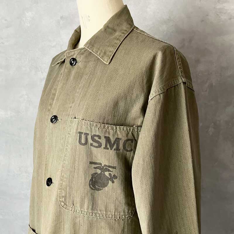 40'S USMC P-47 HBT Utility Jacket 40年代 アメリカ海兵隊 P-47