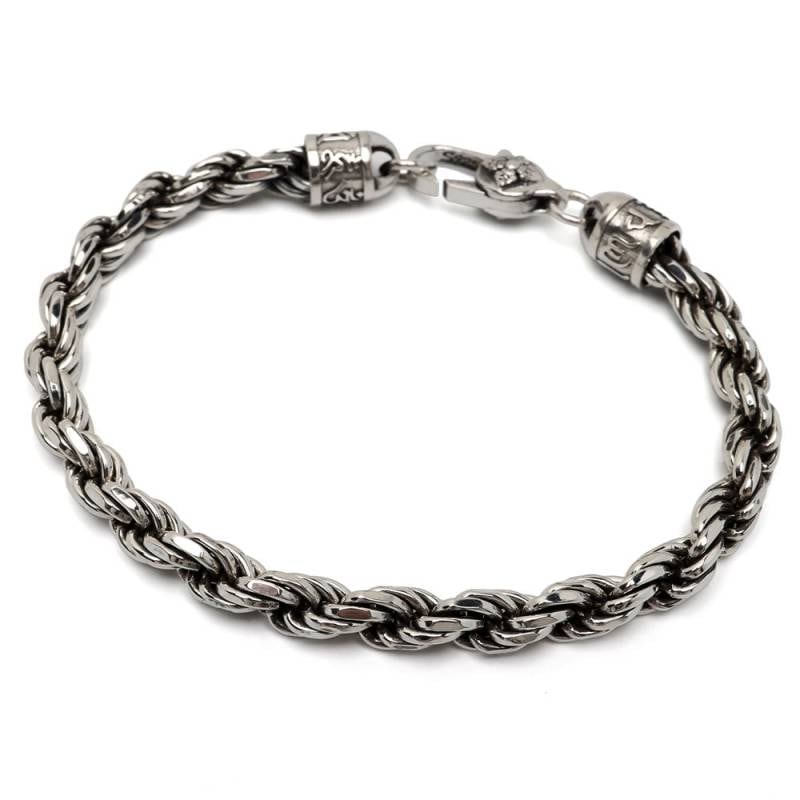 シルバー925 ロープチェーンブレスレット [bs251-5mm] | スタイルで