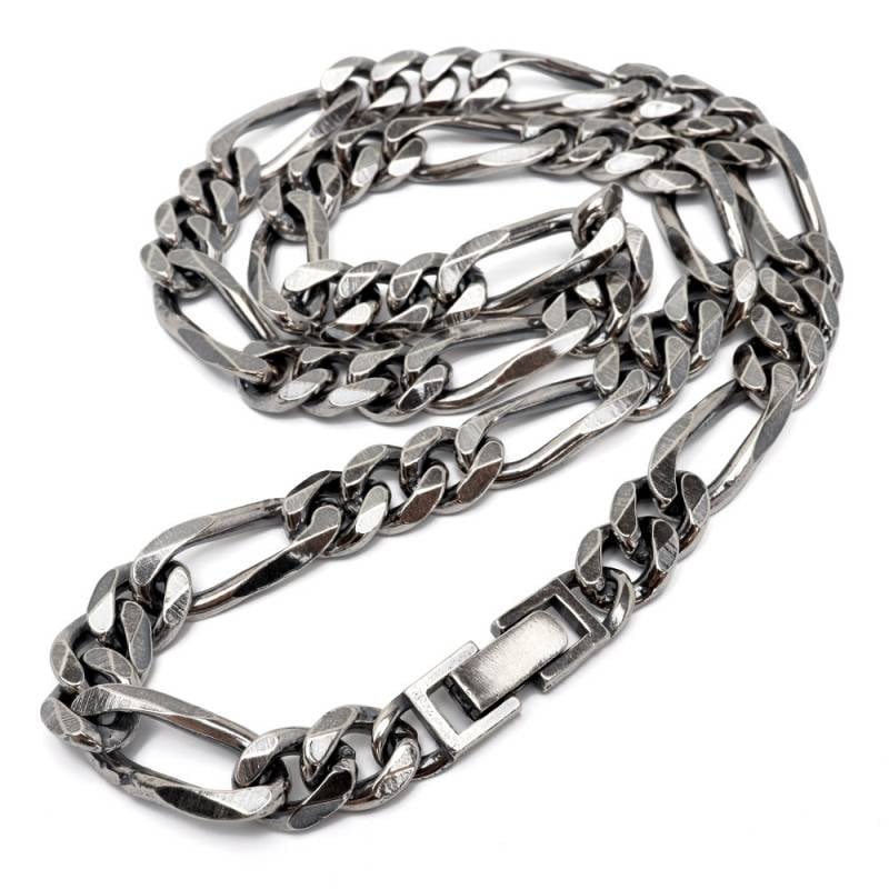 S925 フィガロチェーン 長さ3種類 [cs064-9mm] | スタイルで探す,迫力