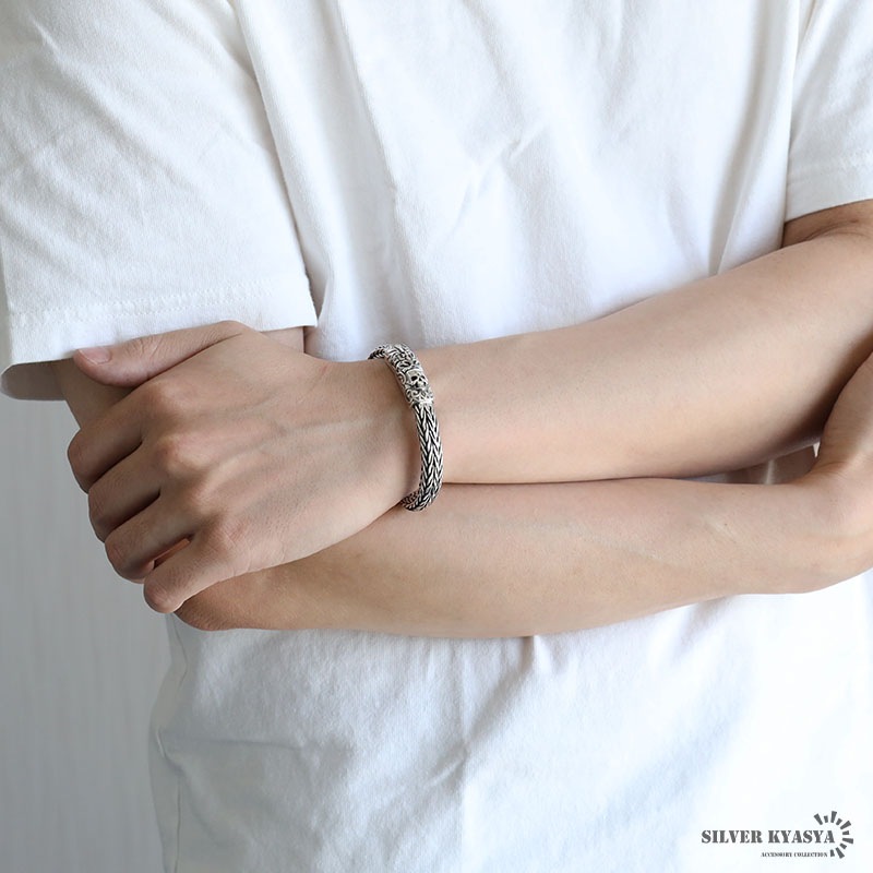 シルバー925 スカルブレスレット [bs285] | ブレスレット,シルバー925