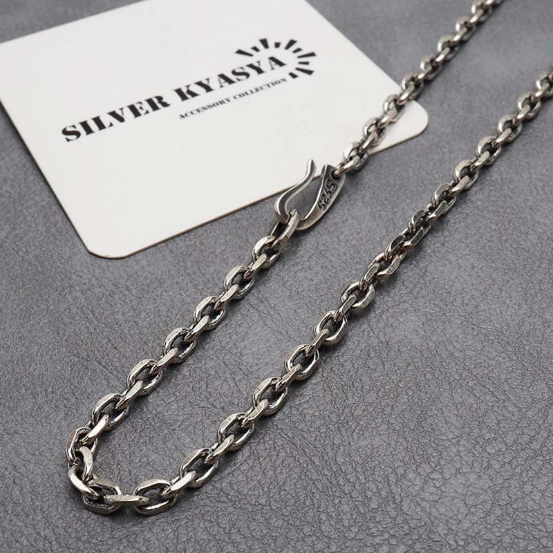 S925 シルバーチェーンフックネックレス [ns217] | スタイルで探す