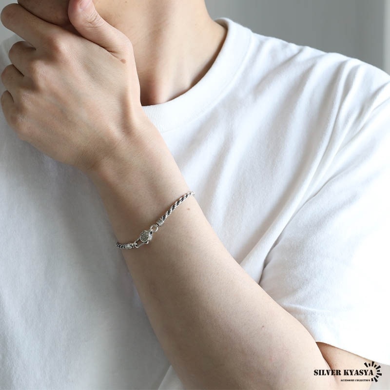 シルバー925 ロープチェーンブレスレット [bs251-3mm] | スタイルで