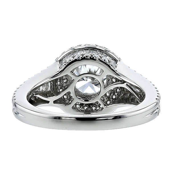 ダイヤモンド リング 1.03ct D IF 3EX 脇石1.15ct(Total) プラチナ GIA