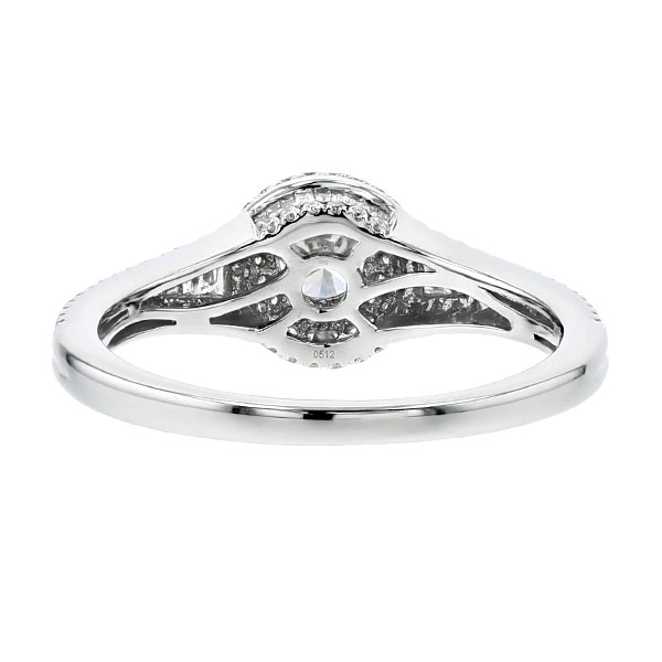 ダイヤモンド リング 0.5ct D IF 3EX プラチナ GIA 鑑定書付 【R