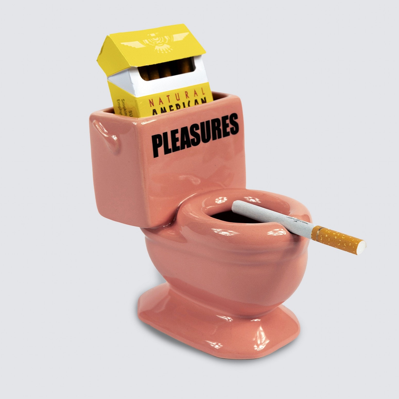 PLEASURES/プレジャーズ】TOILET ASHTRAY 灰皿 / PINK | PLEASURES