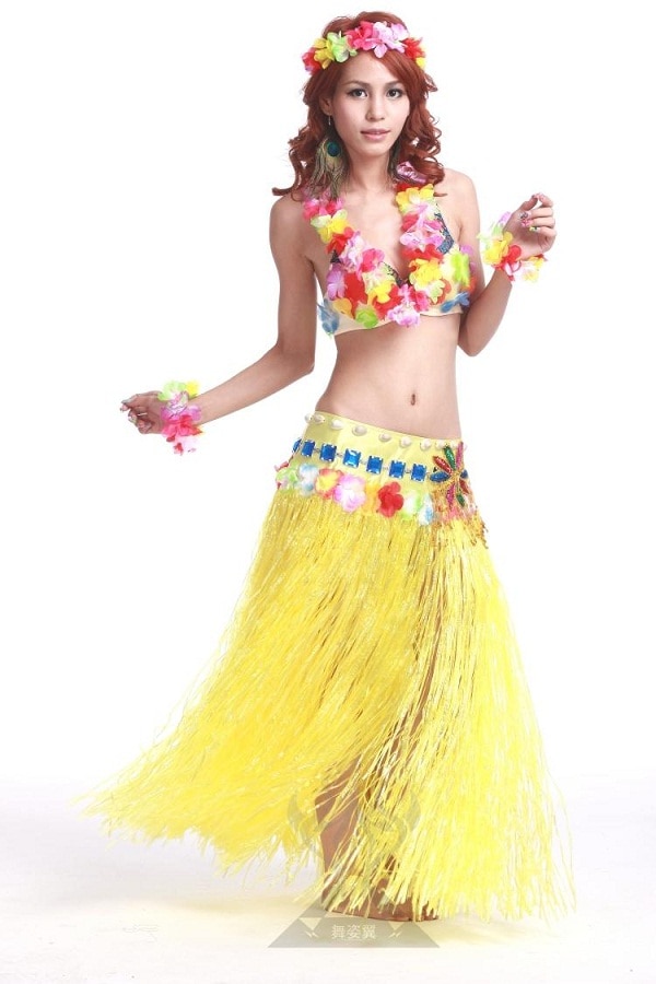 フラダンス タヒチアンダンス ハロウィン衣装 ワイアンフラワーレイハ