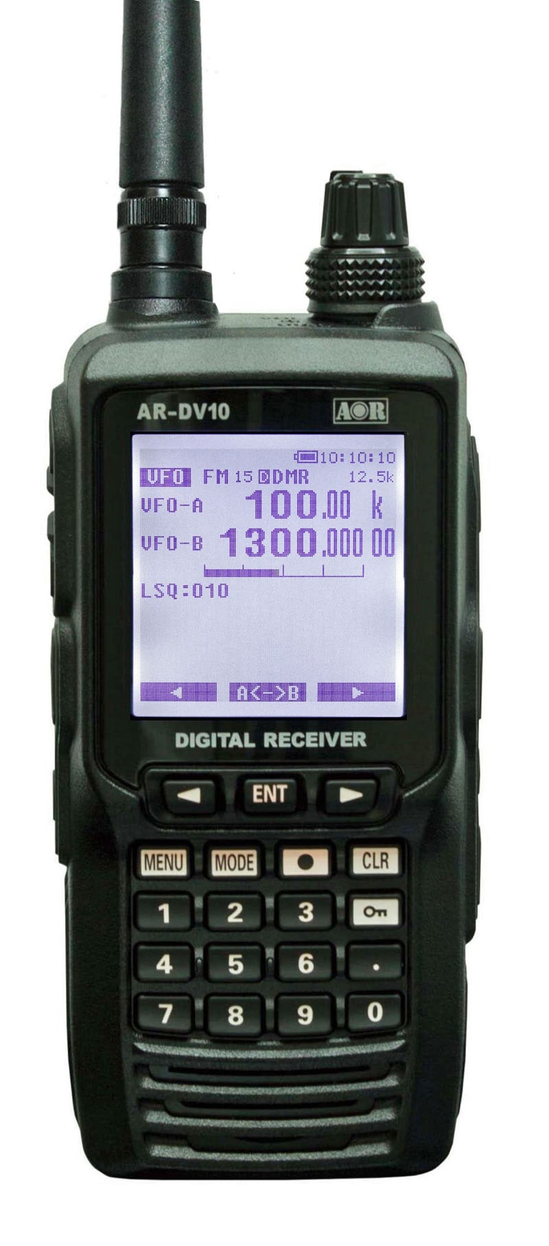 業界初の9種類のデジタル復調対応ハンディ・レシーバーAR-DV10