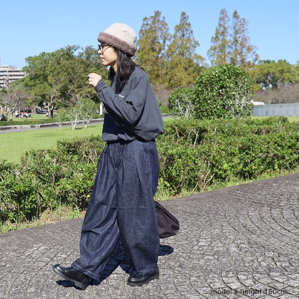 HARVESTY ハーベスティ NARROW CIRCUS PANTS demin one wash ナロー