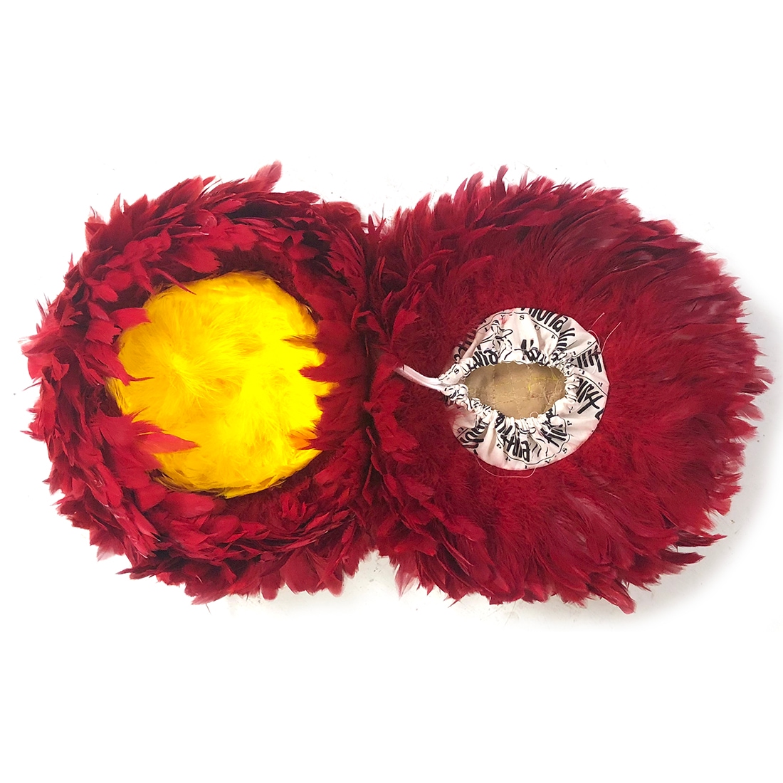 ウリウリ赤黄（着脱式）Lサイズ 2本セット 直径26~32cm 羽根の厚み13cm