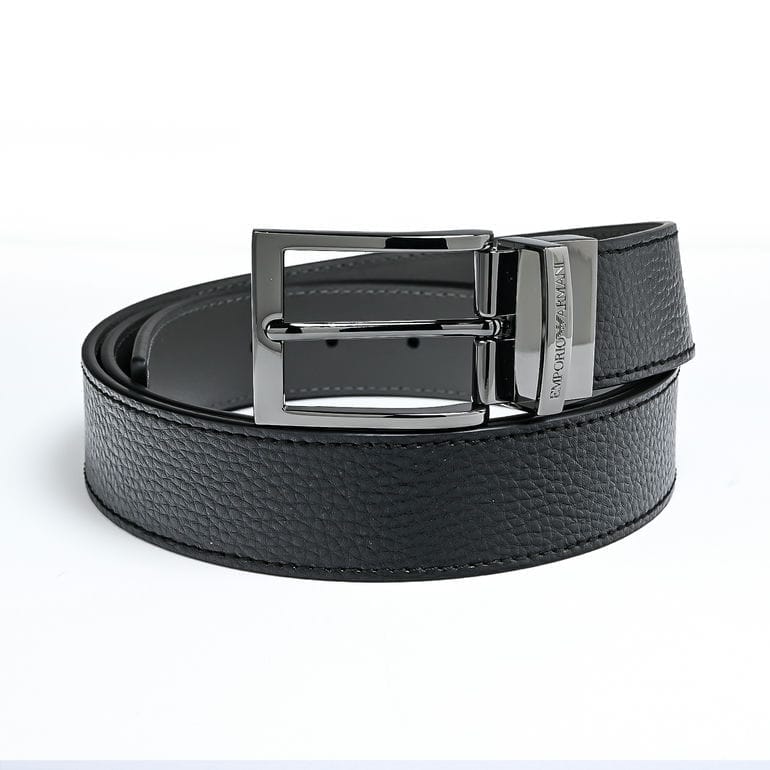 エンポリオ アルマーニ EMPORIO ARMANI ベルト 幅3.5cm メンズ