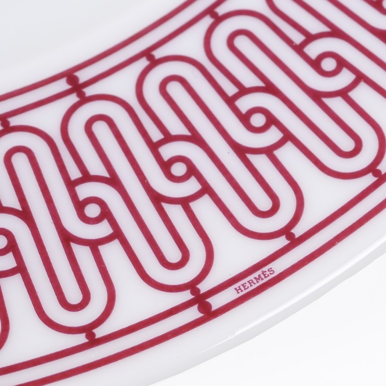 エルメス HERMES プレート ペア Hデコ H DECO ROUGE Hデコ アッシュ