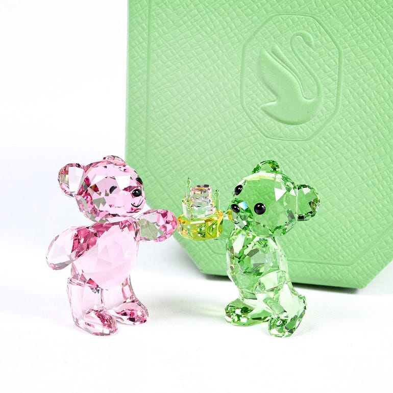 スワロフスキー SWAROVSKI クリスタルフィギュア KRISベア Birthday