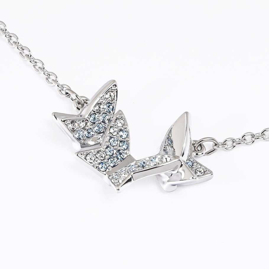 スワロフスキー SWAROVSKI ネックレス レディース Lilia チョウ ブルー