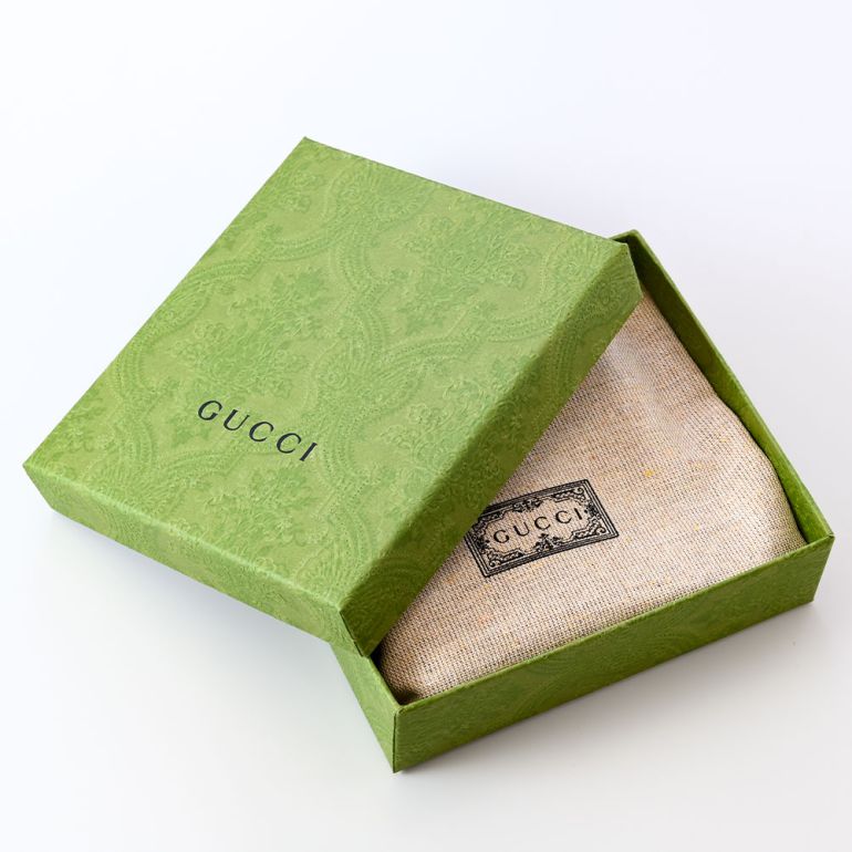 グッチ GUCCI 財布 二つ折り財布 メンズ キングスネーク プリント GG