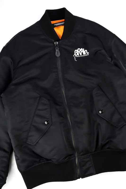 23AW】 UNDERCOVER アンダーカバー NyツイルダブルZIPMA-1 BRAIN